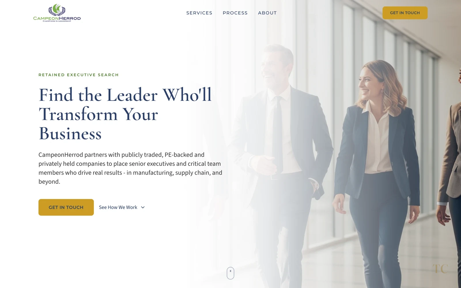 A bespoke website